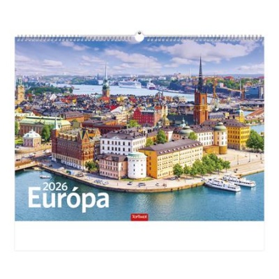 Naptár, fali, TOPTIMER, "Európa"